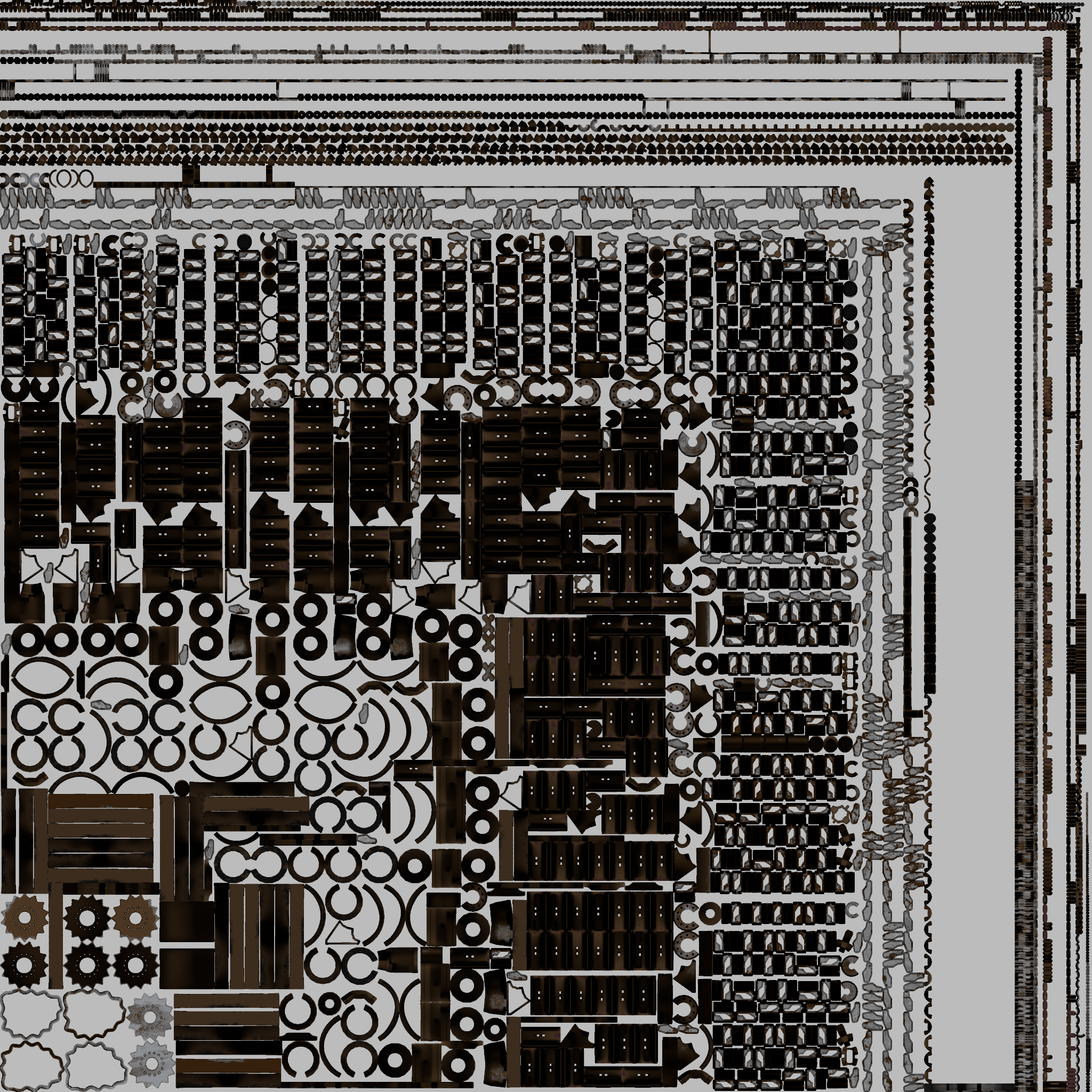 Texture des chenilles
